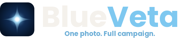 BlueVeta — One photo. Full campaign.